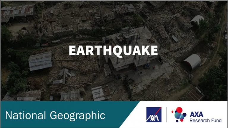 AXA National Geographic earthquake
