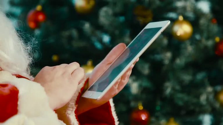 santa claus tablet